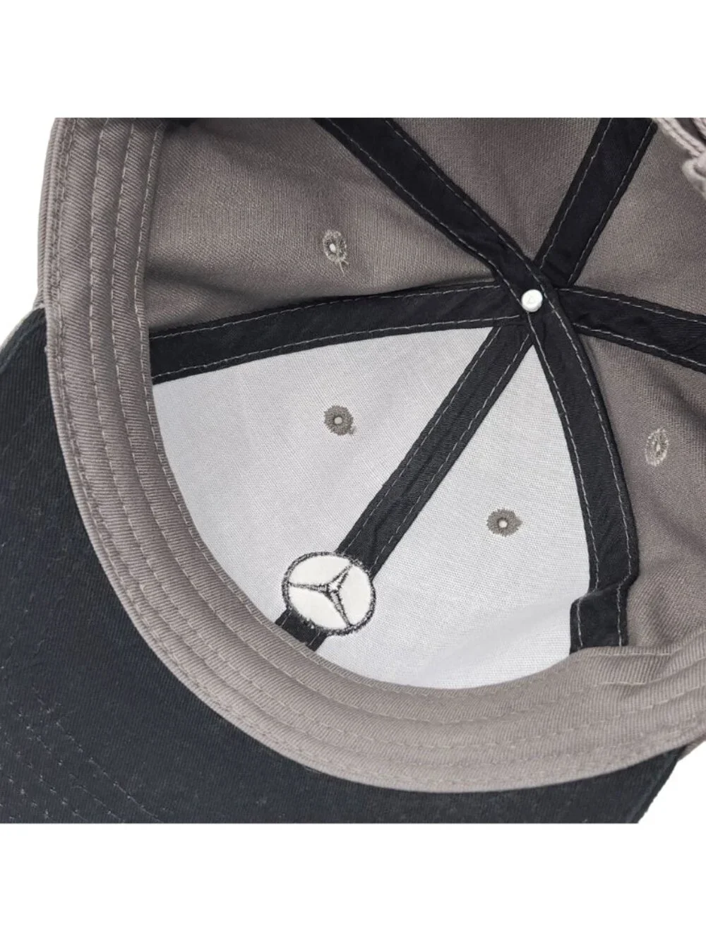 Mercedes-Benz Gray Adjustable Strap Baseball Cap Hat